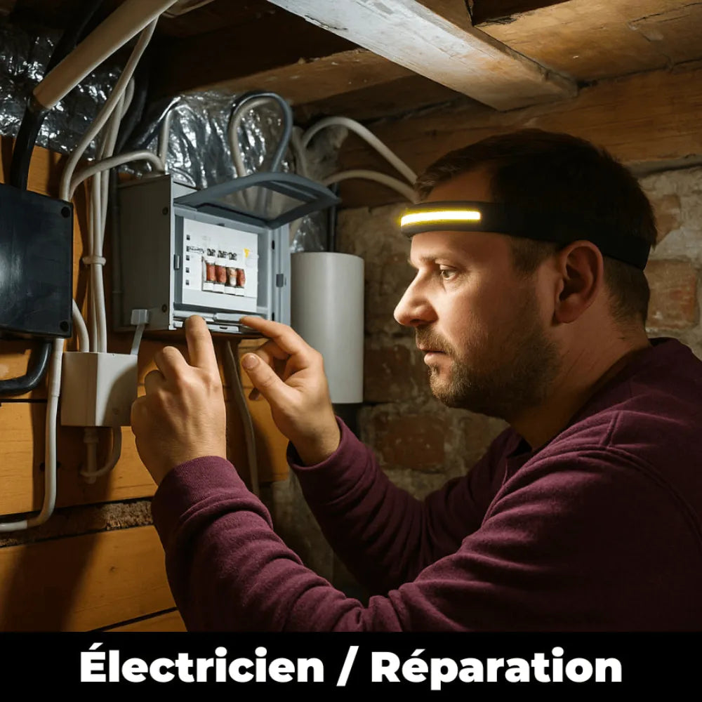 Lampe Frontale 230°